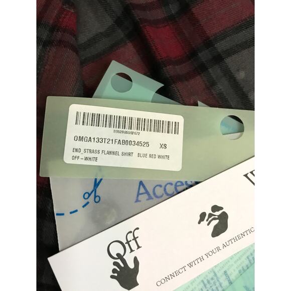 End. X Off-White "Till The End" Flannel Shirt XS - Picture 8 of 11